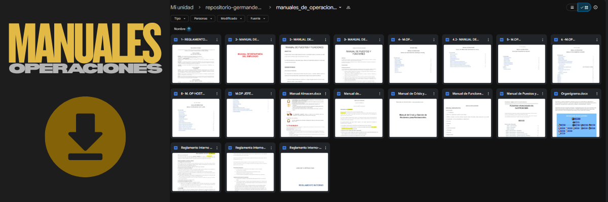 Manuales de Operaciones